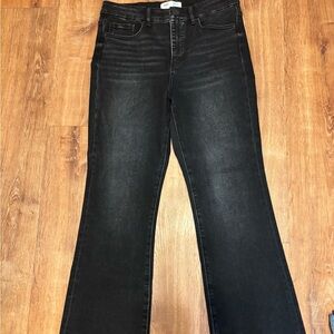 Parker Black Wide Leg Jeans
